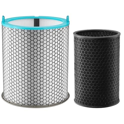 HJ10 Hushjet Purifier Replacement Filter Compatible with Dyson Hushjet Air Purifier,H13 True HEPA & Activated Carbon HushJet Filter for Home Large Room,Air Filter for Hushjet Purifier Compact