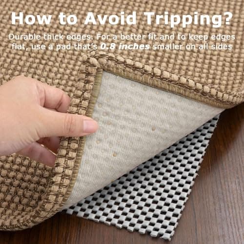 KOZYFLY Boho Runners for Hallways 2x6 ft Washable Kitchen Runner Non Slip Rubber Backed Hall Runners Cotton Entryway Runner Rugs Floor Carpet for Indoor Backdoor Bedroom Kitchen, Tan/Orange/Brown view 5