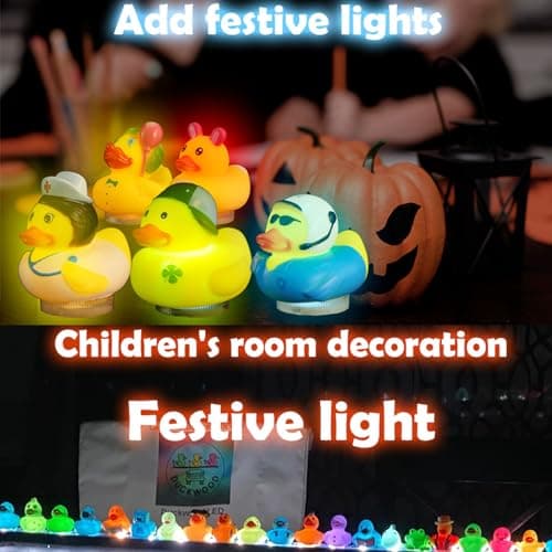 Light Up Rubber Duck Plug, 16 Colors Changing LED Interior Car Light for Jeep Dashboard Universal Fit for Most Vehicles (Excluding Rubber Duck) (12) view 4
