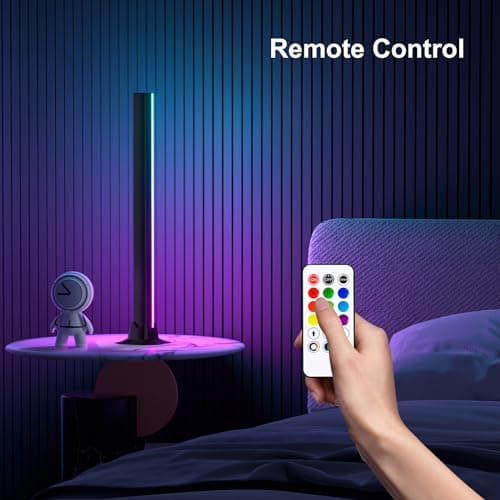 MIHEAL RGB Light Bar, Music Sync RGB LED Lights Bar, USB Powered Mood Lighting, Remote Control Color Changing Gaming TV Backlight, 8 Dynamic Modes for PC Room Monitor Desk … view 2