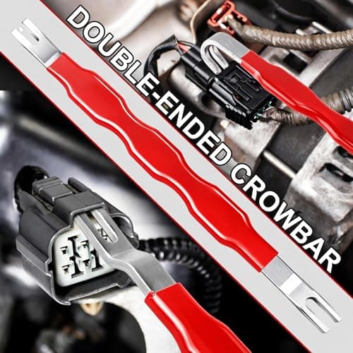 Automotive Electrical Terminal Connector Separator Removal Tool, Handy Automotive Electrical Connector Removal Tool - Easy to Use, Damage Free, Comfort Grip for Cars, Trucks, and SUVs (Red+Black) view 3