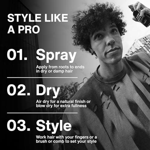 Kings Domain Melbourne Sea Salt Texture Spray | Lightweight Beach Hair Spray for Natural Volume, Grit & Matte Finish | Fuller and Thicker Hair view 3