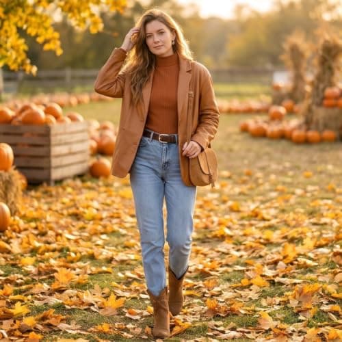 Mockneck Knit Fall Sweaters for Women view 4