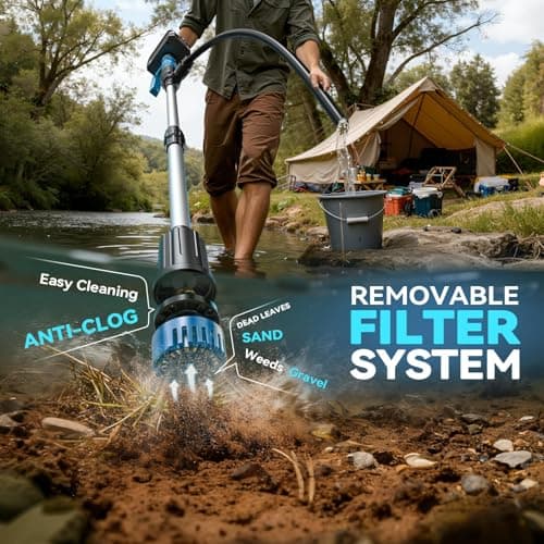 Ecarke 840GPH Brushless Cordless Stick Water Transfer Pump Compatible With Makita 18V (only tool), Auto Shut-Off, 38FT Lift 3-Speed, Extendable & IP68 with Hose Kit for Pool Garden Basement RV Boat view 4