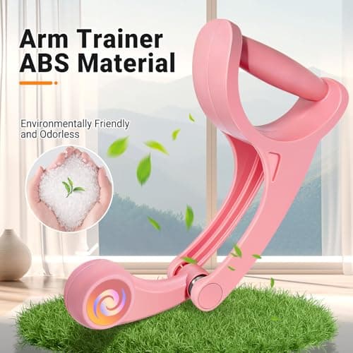 SOHIDAS Arm Workout for Men and Women Weighted Ropeless Battle Rope for Home Gym Arm Trainer Workout Fitness Equipment 360° Hand-Crank Forearm Trainer for Full-Body HIIT, Low-Impact Aerobic Training view 4