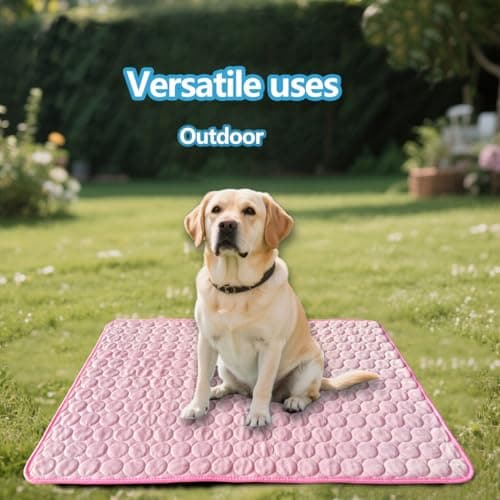 SFYWMGS Dog Cooling mat, 59’’×40’’Washable Cooling Pad for Dogs, Large Dog mat Designed for Summer, Breathable and Easy to Carry pet mat for Dogs, Cats and Pets view 6