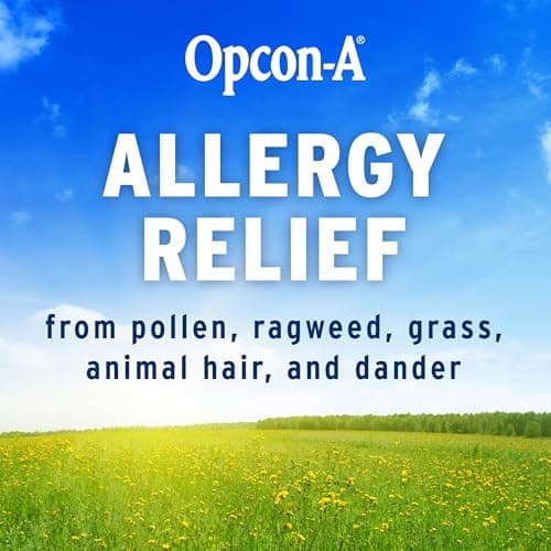 Opcon-A Allergy Eye Drops, Antihistamine and Redness Relief for Itchy, Red Eyes, Soothes Irritation from Pollen, Ragweed, Grass, Animal Hair and Dander Clinically Proven Formula, 0.5 Fl Oz (Pack of 2) view 3