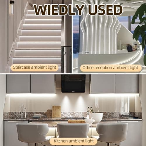 ZSLAIFU LED Vanity Lights for Mirror, Hollywood Style Makeup Lighting, 13.2FT White Strip Lights for Mirror, Dimmable Makeup Vanity Light Strip for Bathroom, Dressing Table and DIY Lighting view 5