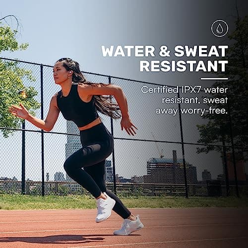 Raycon Fitness Bluetooth Wireless Earbuds + Microphone with Active Noise Canceling, Sweat & Water-Resistant Earphones, Running Headphones, Ear Buds Wireless Bluetooth 56 Hours Playtime (Blue) view 5