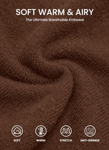 PRETTYGARDEN Casual Long Sleeve Strappy Sweaters for Women view 6