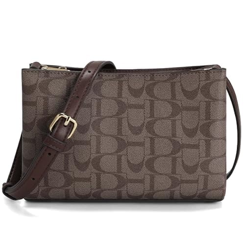 Goinsound Small Crossbody Bags for Women, Vegan Leather Crossover Purse Cell Phone Purses Rfid Shoulder Bag — image 1