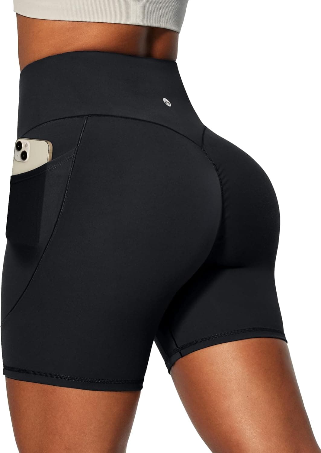 HEATHYOGA 6" Butt Lifting Biker Shorts — image 1