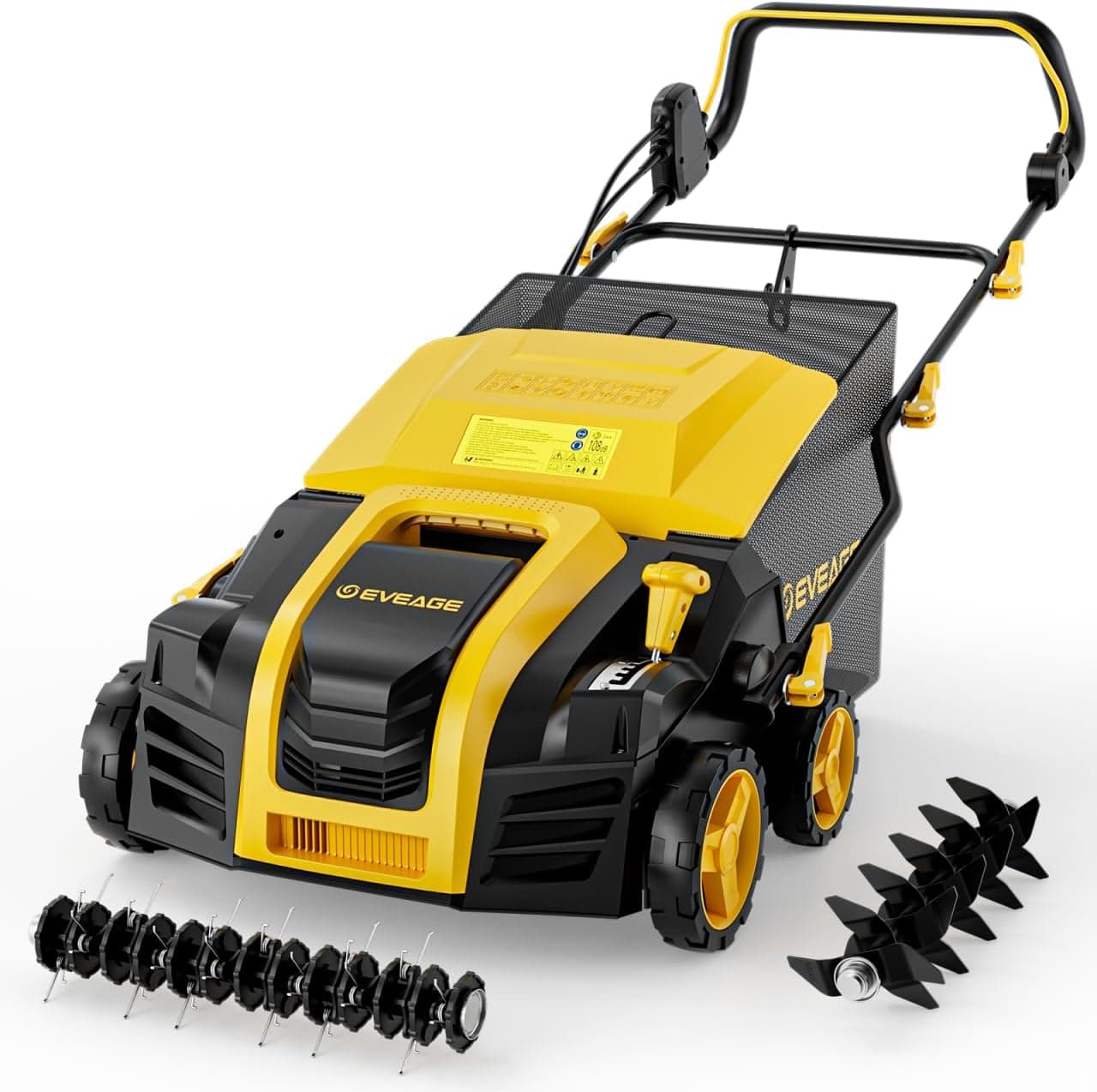 EVEAGE Professional Dethatcher and Scarifier