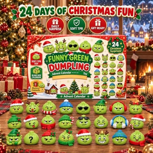 Christmas Squishies Advent Calendar 2026, Xmas Countdown for Adults view 2