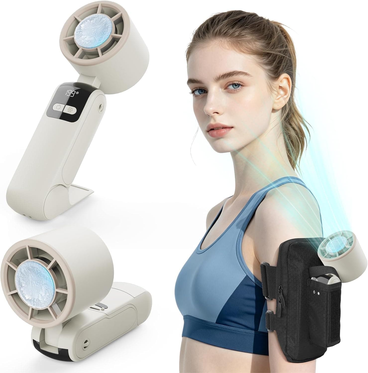 SITEER Portable Handheld Turbo Fan