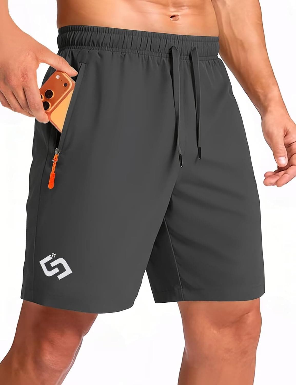 BALANOON Mens 7"" Athletic Gym Shorts — image 1