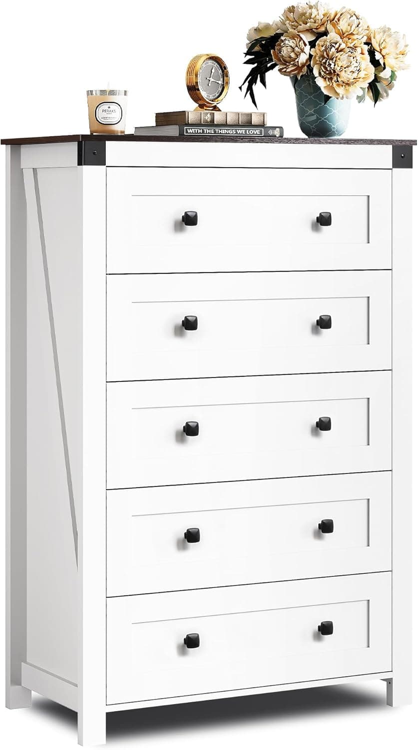 GALAXHERO Farmhouse Black Dresser