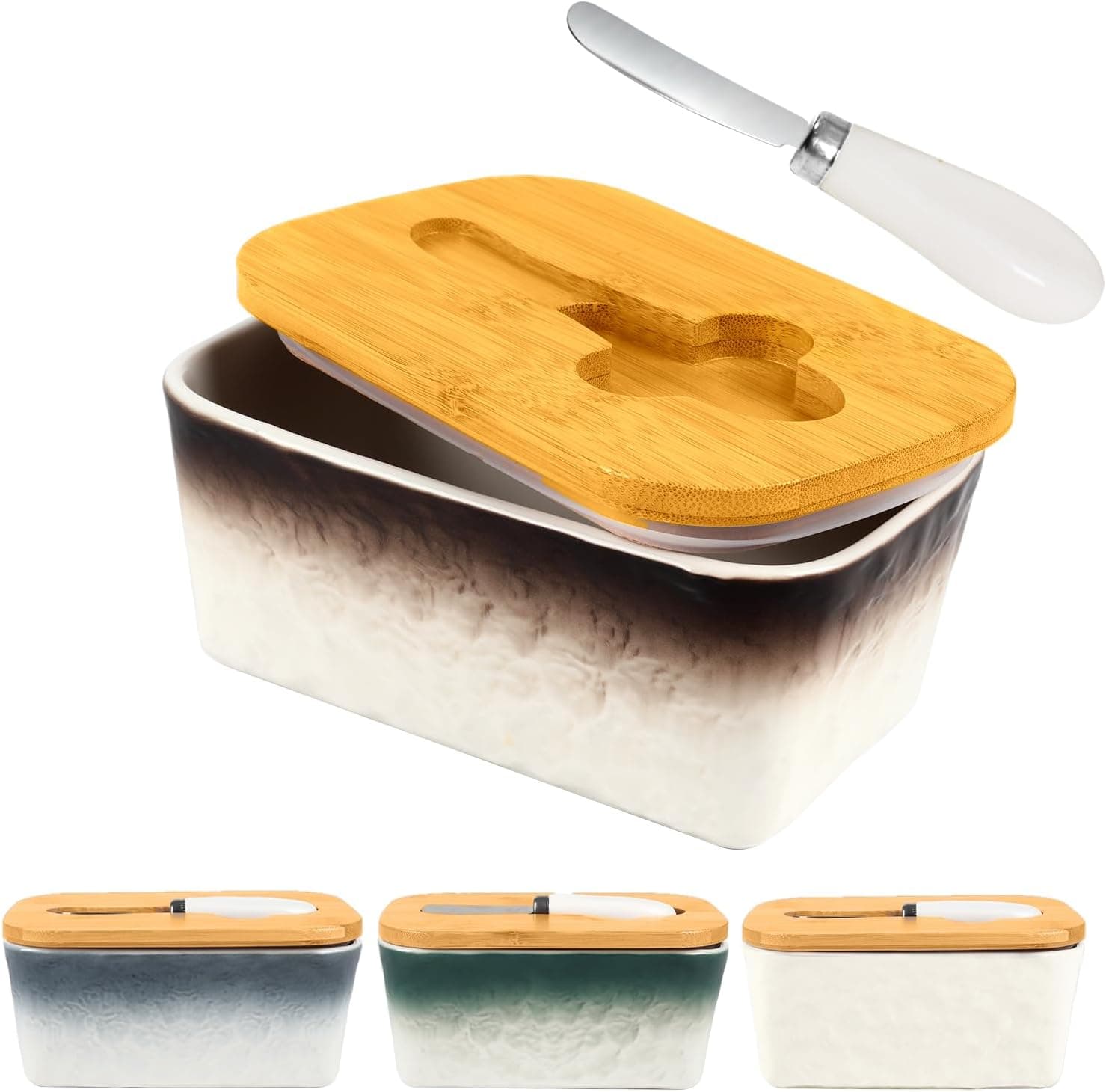 GLAVIONIX Butter Dish with Lid — image 1