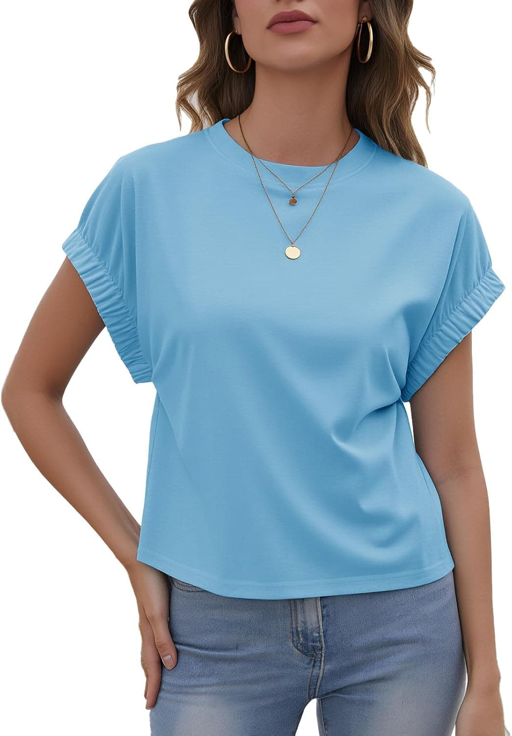 HILOMIRICS Womens Summer Crop Tops