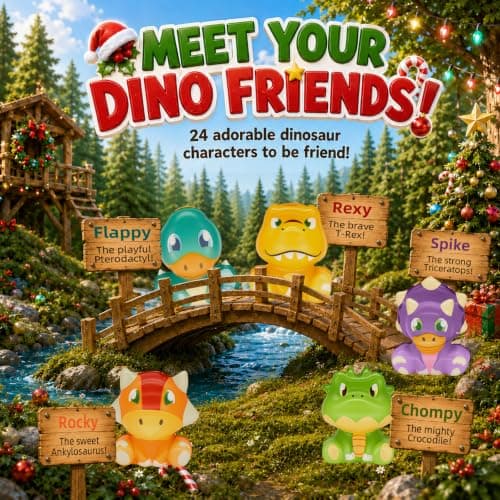 Dinosaur Squishy Advent Calendar 2026 view 5