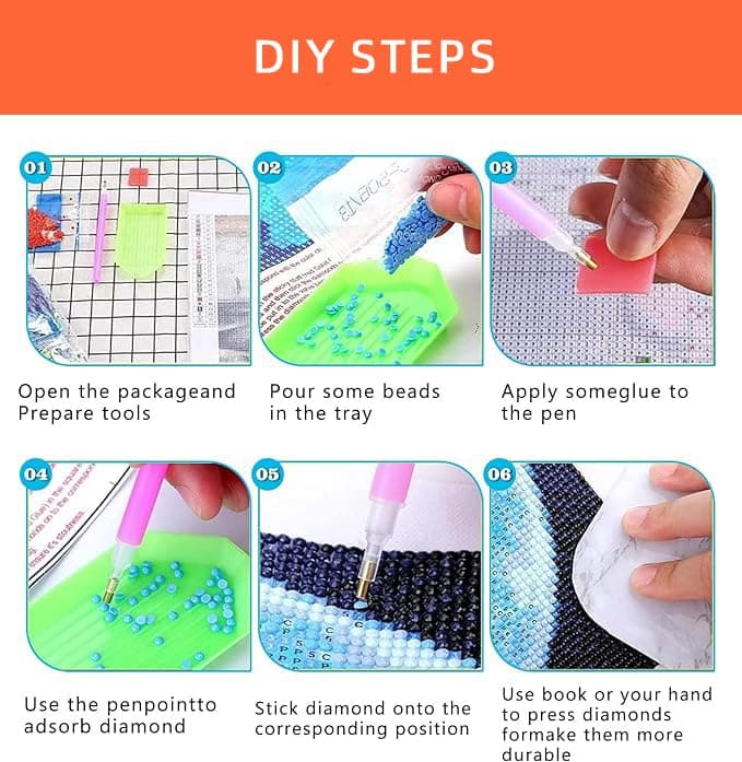 Axquilon Landscape Diamond Art Kits for Adults - Diamond Painting Kits for Adults Beginner, DIY 5D Full Drill Gem Art for Home Wall Decor 12x16 inch view 6