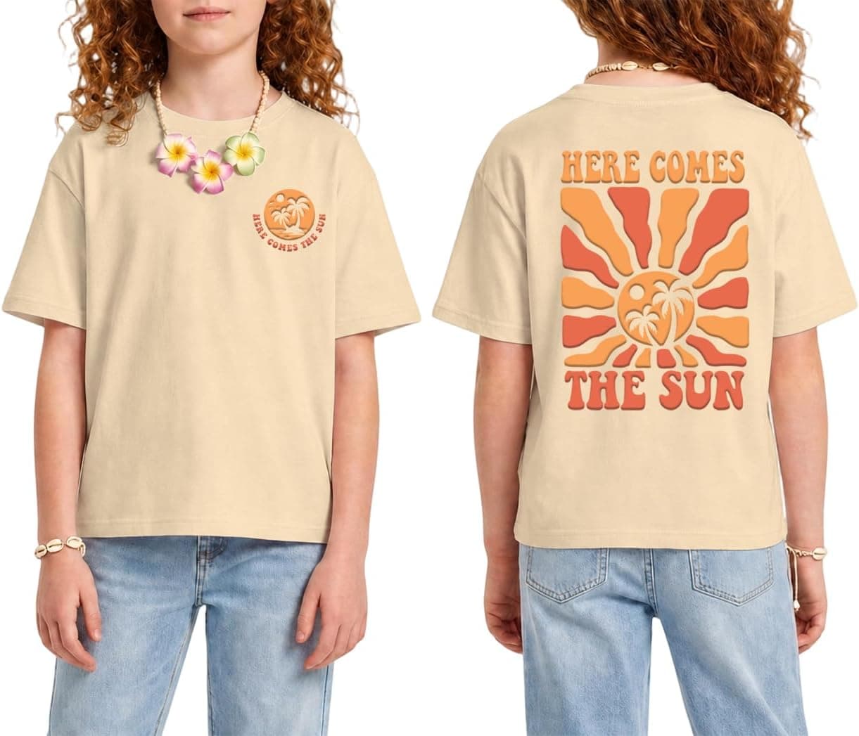 LADICME Hawaiian Shirts for Girls