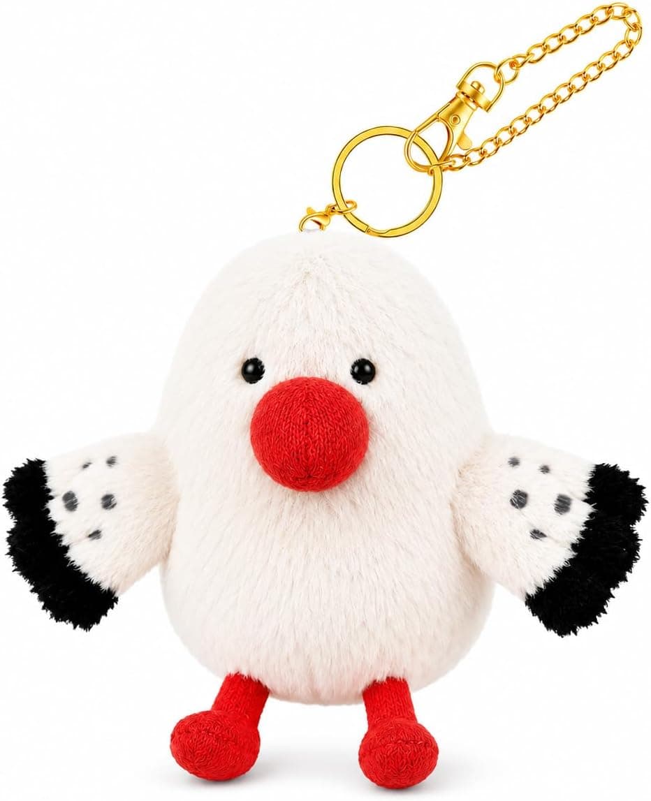 VELVETONIA Seagull Keychain