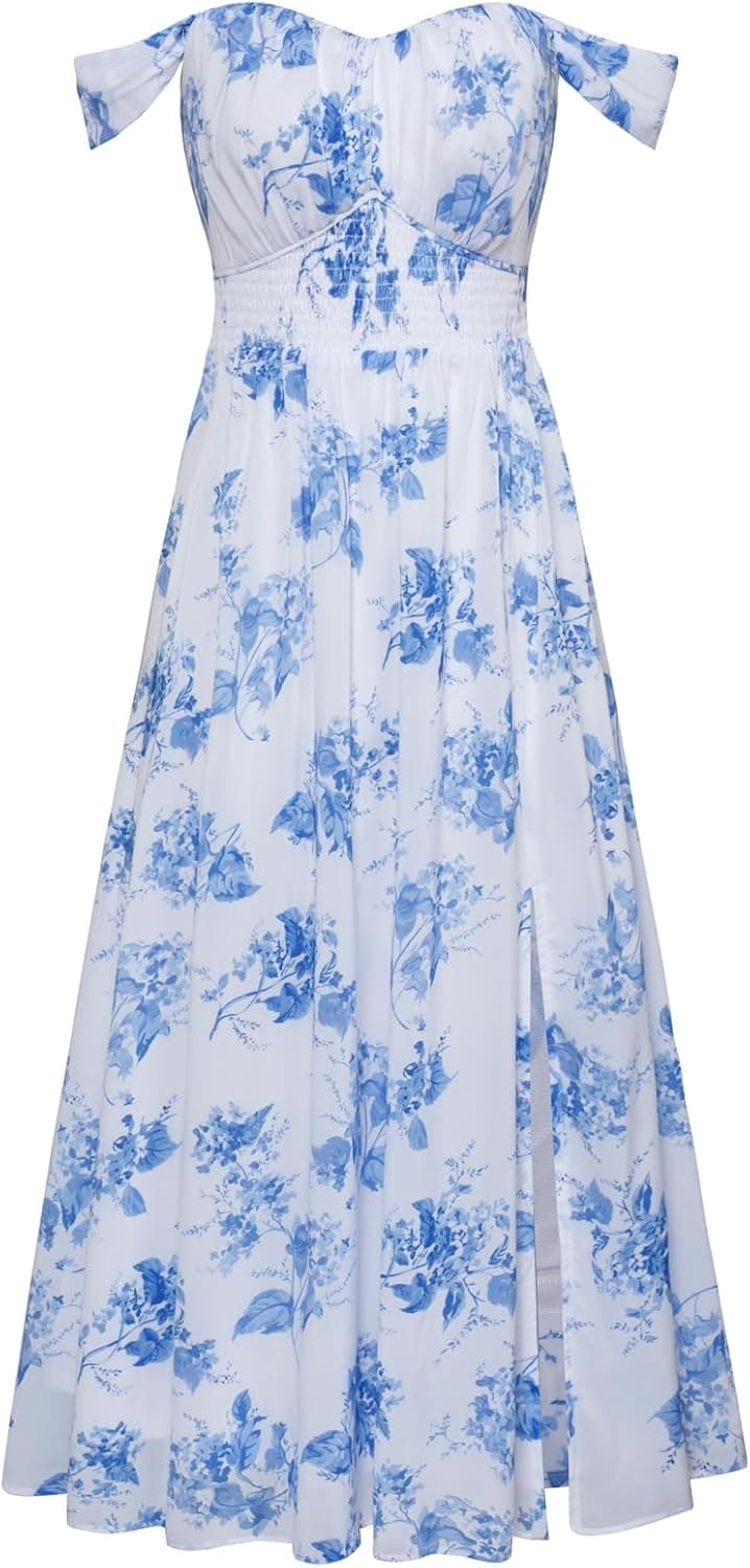 GRACE KARIN Floral Wedding Guest Dress