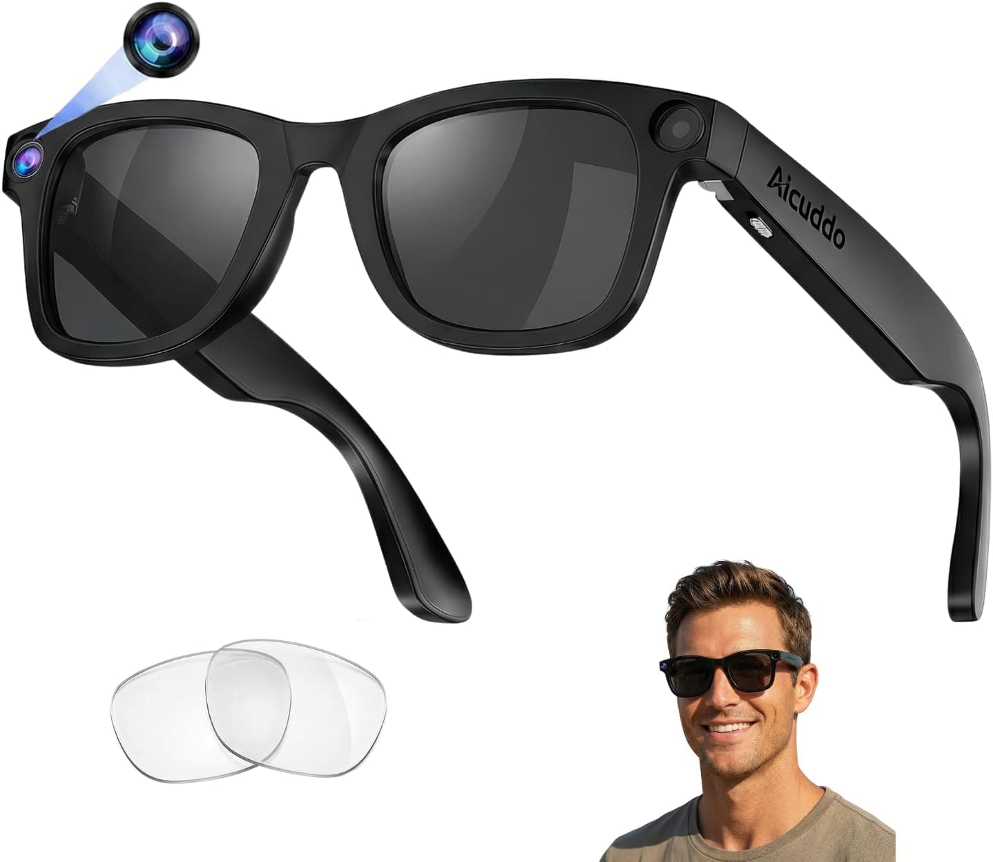 AICUDDO Smart Ai Glasses with Camera — image 1