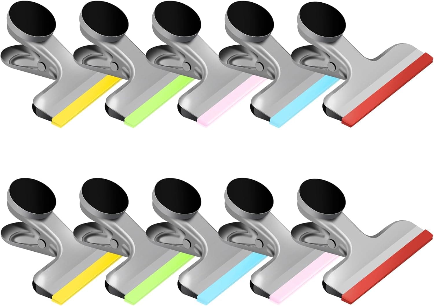 HOUSE AGAIN 10 Pack Magnetic Chip Clips