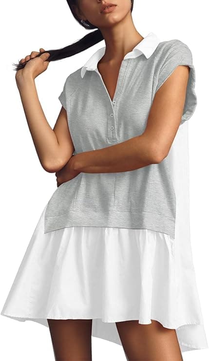 FISOEW Summer Sweatshirt Dresses