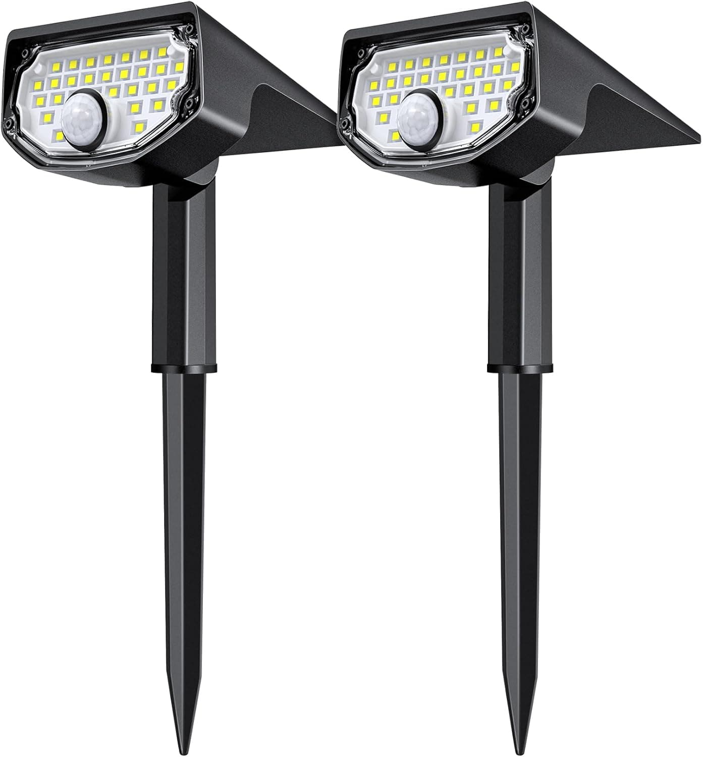 ALOFTSUN Solar Motion Sensor Outdoor Lights 2 Pack
