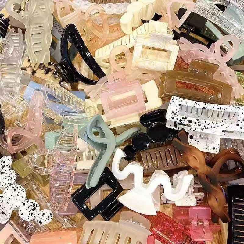 Hair Accessories (10pc/set), Include Hair Claws, Hair Clips, Hair Ties, Hair Pins, Hair Barrettes Great Gifts view 6