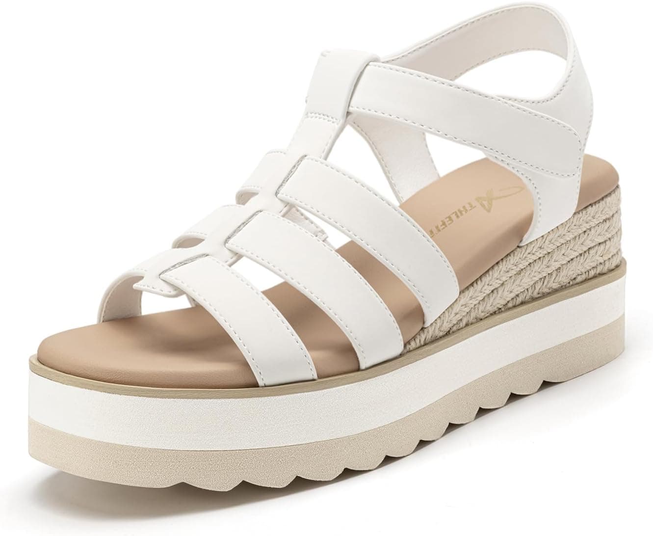 ATHLEFIT Low Wedge Sandals — image 1