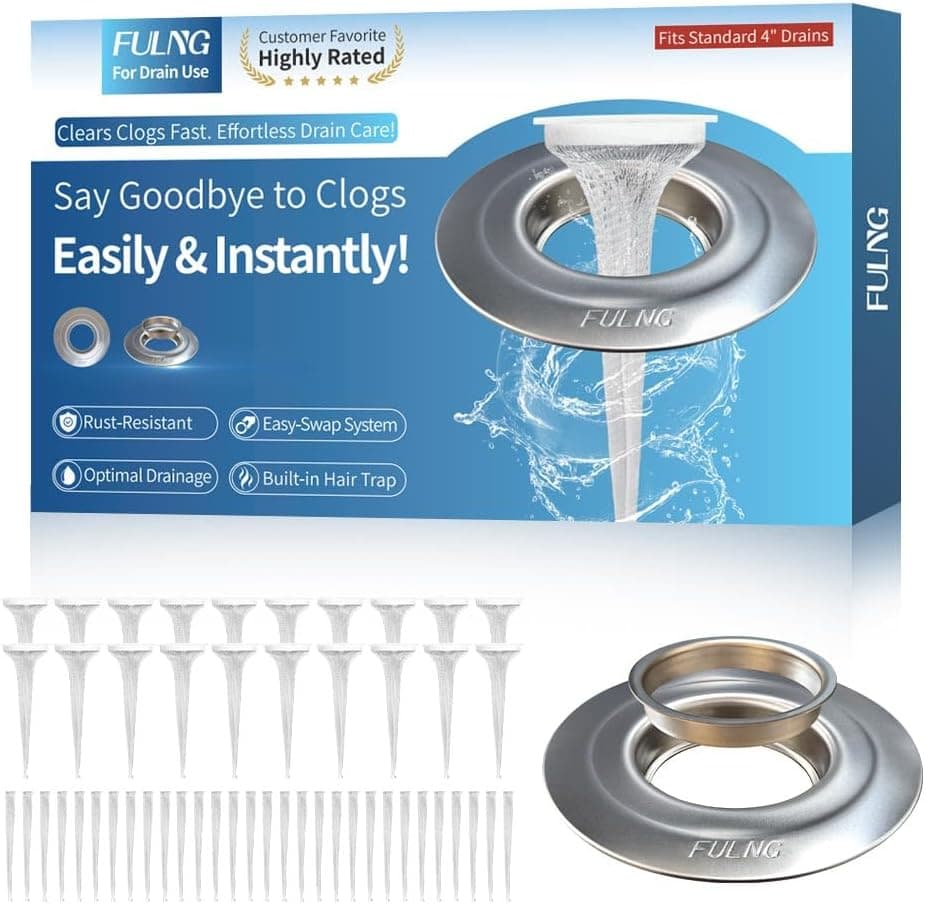 FULNG Bathroom Sink Drain Hair Catcher