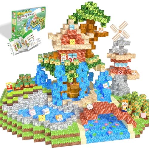 Rurvale Magnetic Blocks 1 Inch - 150PCS, Magnet Building Cubes, Preschool Montessori STEM Learning Sensory Toys for 3+ Year Old Boys Girls Birthday Gift, Toys for Kids Aged 3 4 6 7 8 9 10+ — image 1