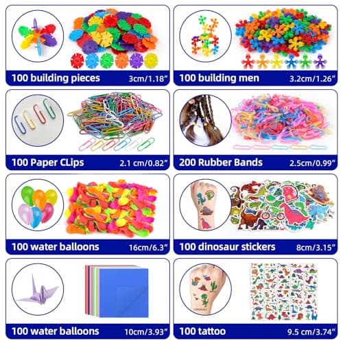 Amy&Benton 1000pcs Party Favors for Kids 8-12 4-8 3-5, Goodie Bags Stuffers, Pinata Stuffers Fillers, Treasure Box Toys for Classroom Prizes, Carnival Prizes Birthday Easter Bulk Holiday Supplies view 4