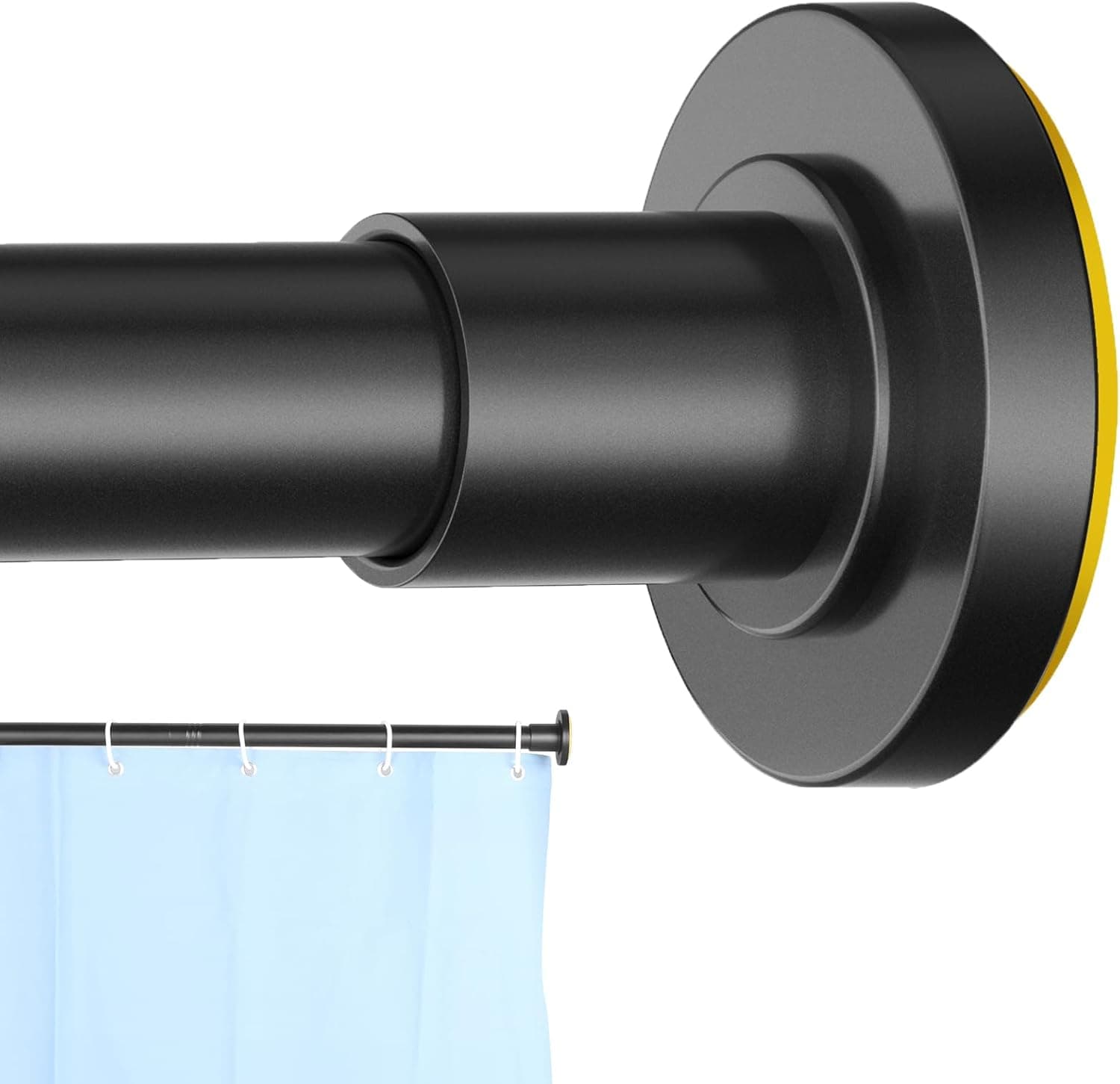 CORKLATTA Black Shower Curtain Rod — image 1