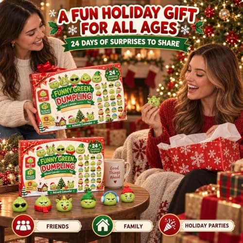 Christmas Squishies Advent Calendar 2026, Xmas Countdown for Adults view 5
