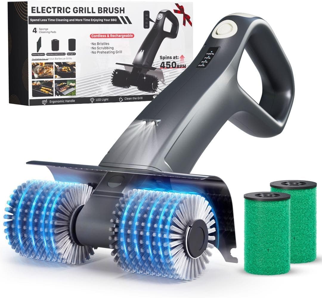 PANADVENTURE Electric Grill Brush Rechargeable