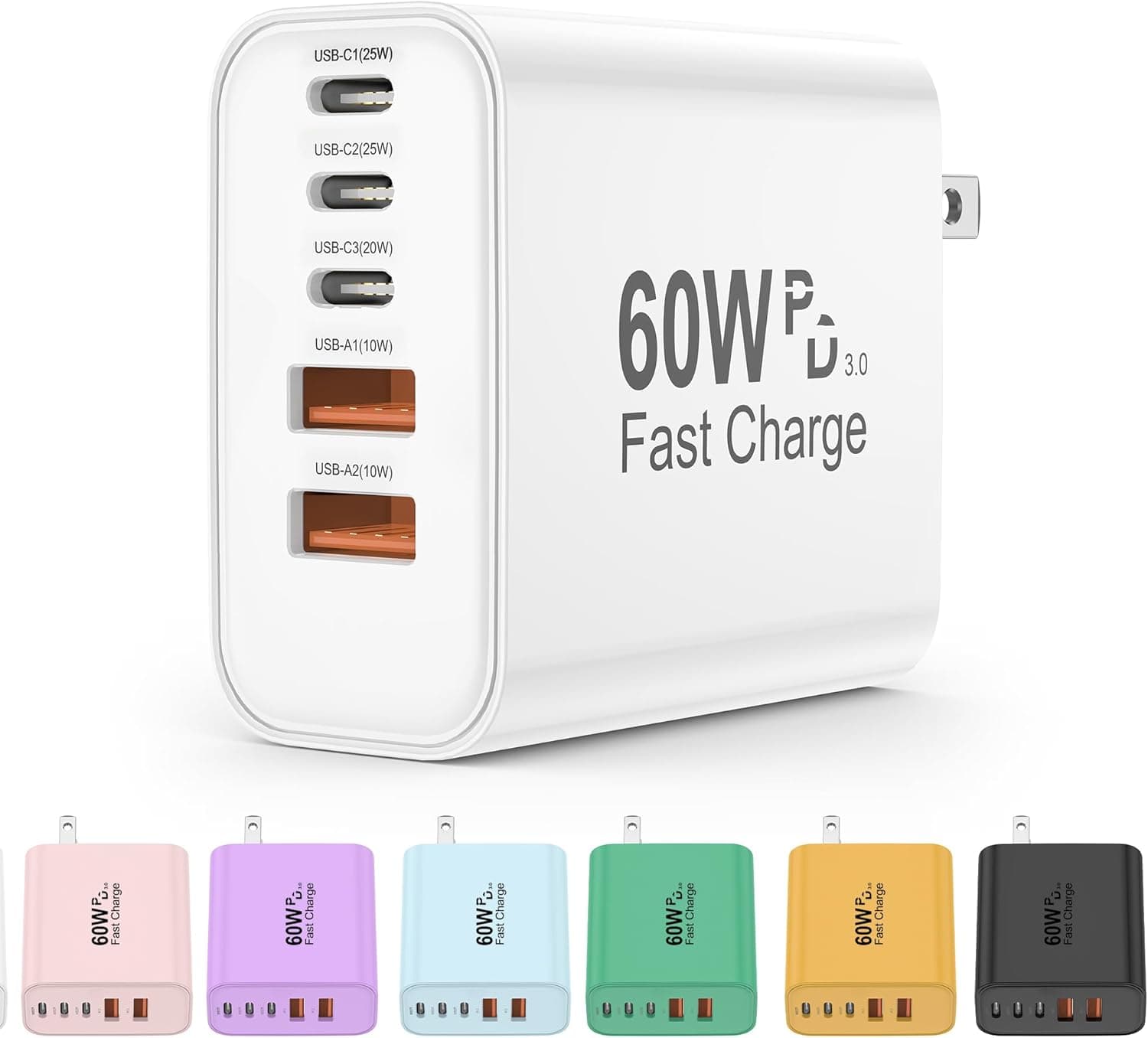 UOYSSIMI USB C Charger Block 60W — image 1