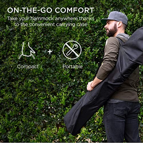 Best Choice Products 2-Person Double Hammock, Outdoor Woven Cotton Rope Hammocks for Backyard, Patio w/Spreader Bars, Carrying Case, 450lb Weight Capacity view 3