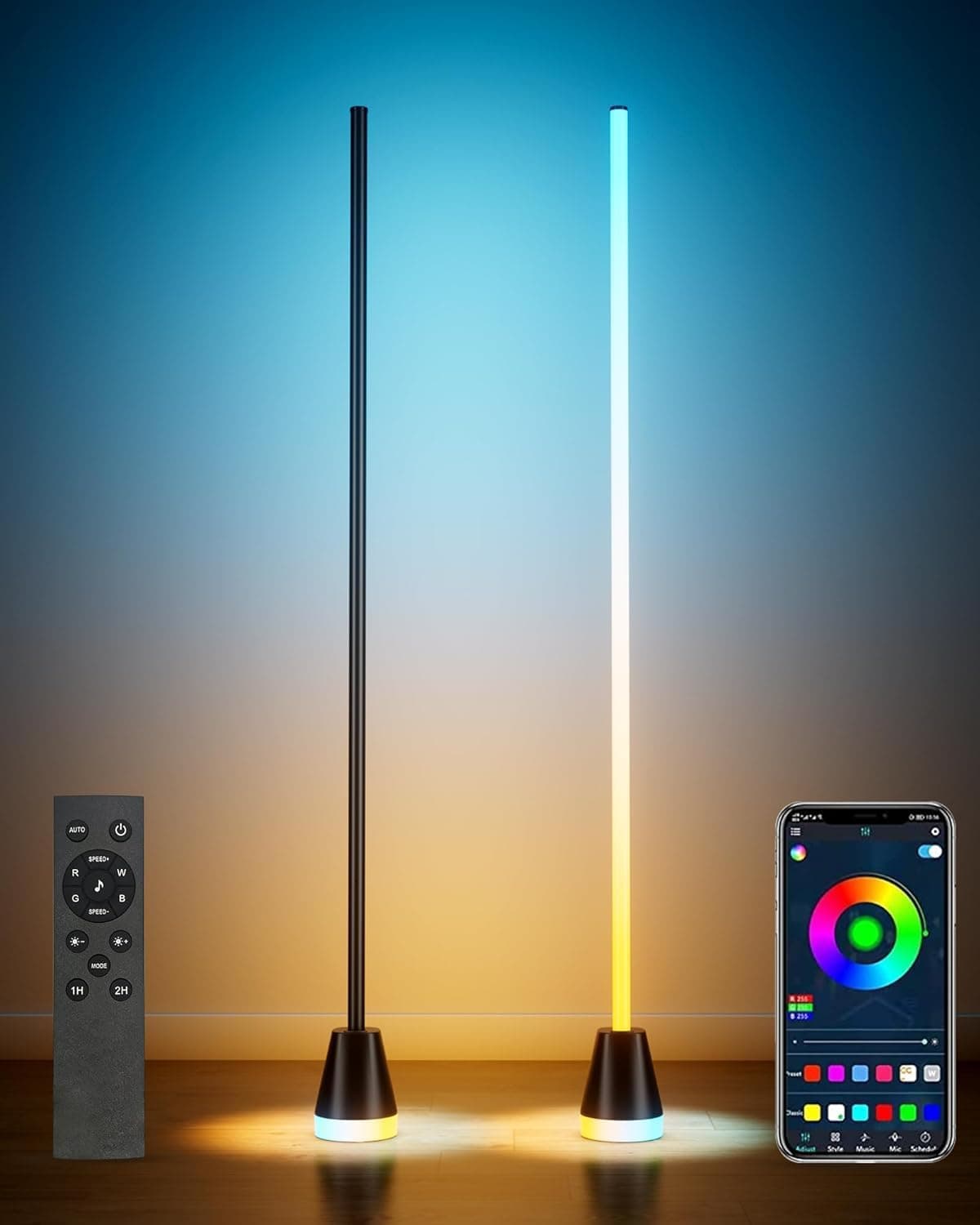 BOOSTOOL 2 Pack Corner Floor Lamp — image 1