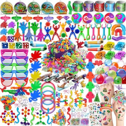 Amy&Benton 1000pcs Party Favors for Kids 8-12 4-8 3-5, Goodie Bags Stuffers, Pinata Stuffers Fillers, Treasure Box Toys for Classroom Prizes, Carnival Prizes Birthday Easter Bulk Holiday Supplies view 1
