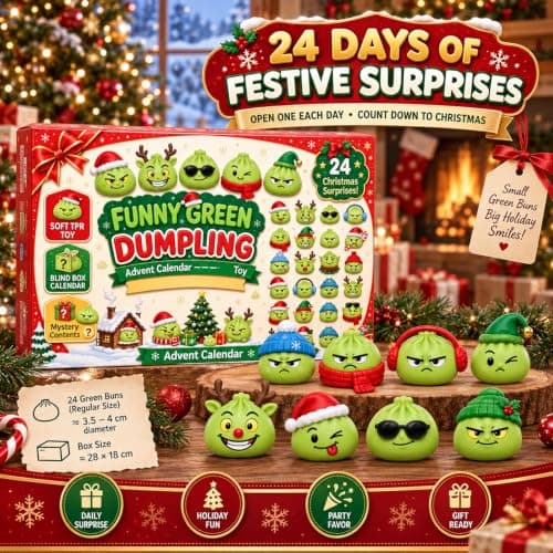 Christmas Squishies Advent Calendar 2026, Xmas Countdown for Adults view 6