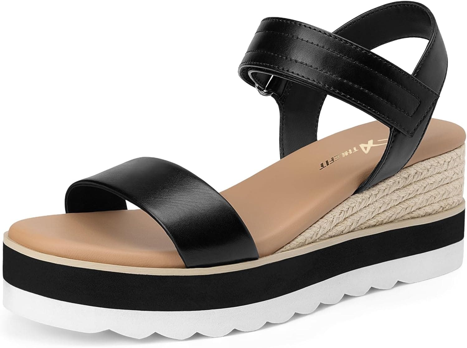 ATHLEFIT Womens Wedge Sandals — image 1
