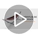 Double Hammock with Stand for 2 Person, 600 lb Capacity, Rainbow view 3
