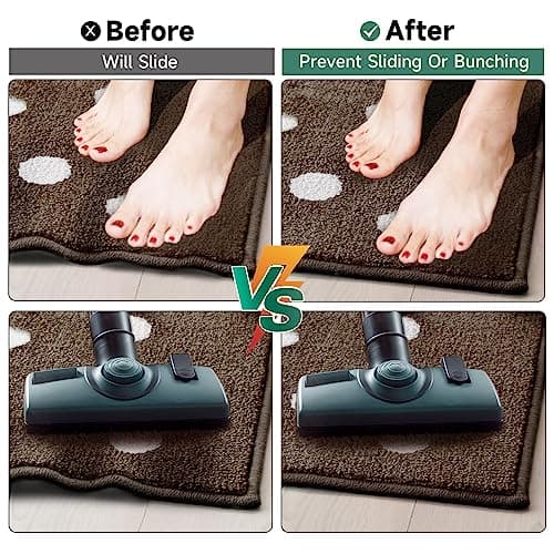 BALEINE Non Slip Rug Pad Rug Gripper for Hardwood Floors, Extra Thick Non Slip Mat Under Carpet (4'x6') view 6