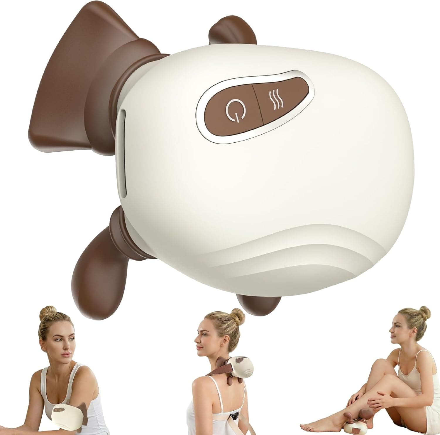 LIDEEYA 4D Wireless Neck and Shoulder Massager