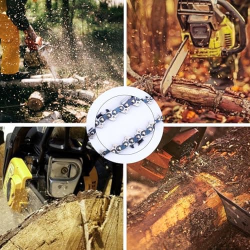 ZIYIZE 12 Inch Chainsaw Bar & Chain Combo – S45 3/8" LP Pitch .050" Gauge 45 Chain Drive Links, Low-Kickback for Craftsman, Greenworks, Poulan, Remington, Echo, Ryobi, 4 Chains + 1 Guide Bar view 6